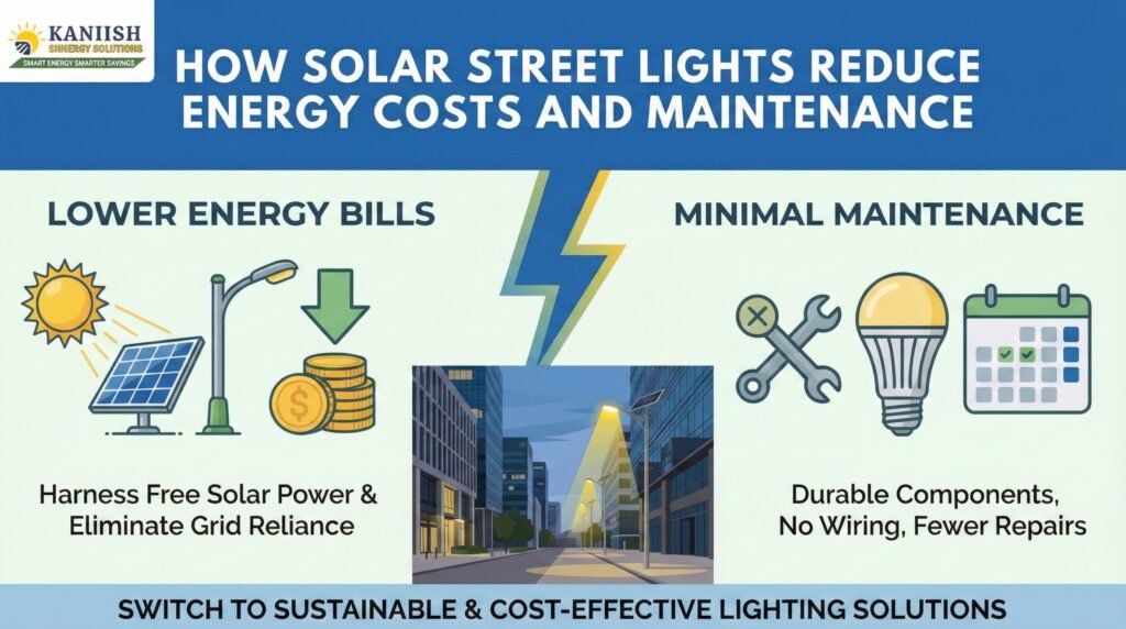 How Solar Street Lights Reduce Energy Costs And Maintenance