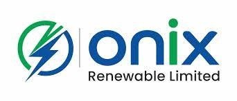 Onix Renewable Limited company logo with green and blue lightning symbol